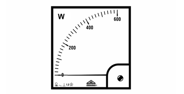 Analog Watt Meter, Indotech Analog Watt Meter
