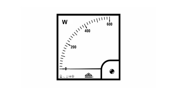 Analog Watt Meter, Indotech Analog Watt Meter
