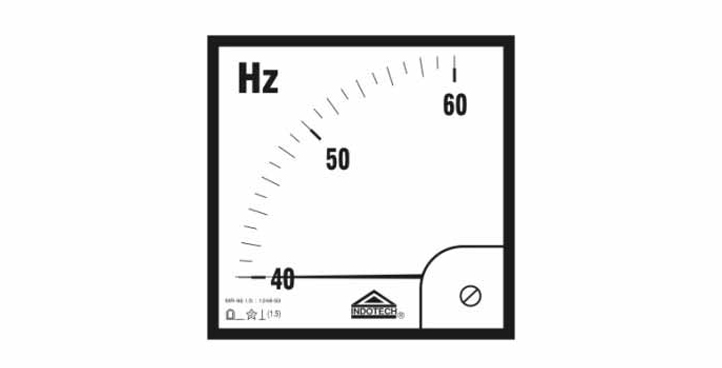 Indotech Analog Frequency Meter, Analog Frequency Meter