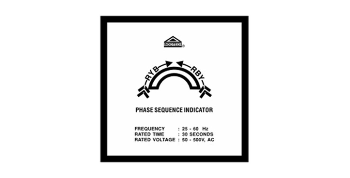Indotech Phase Sequence Indicator, Phase Sequence Indicator