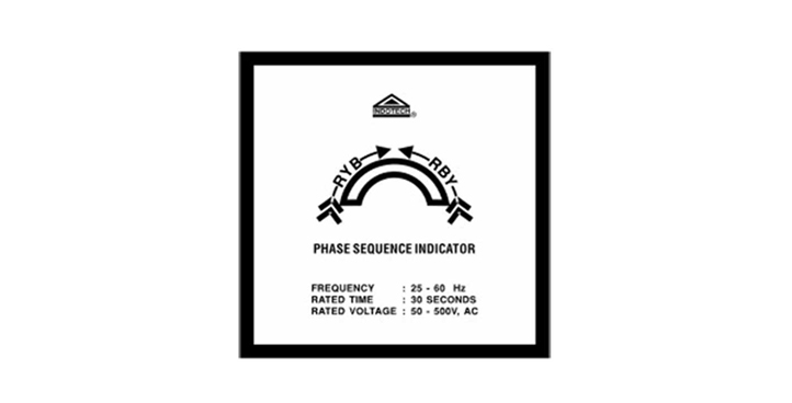 Indotech Phase Sequence Indicator, Phase Sequence Indicator